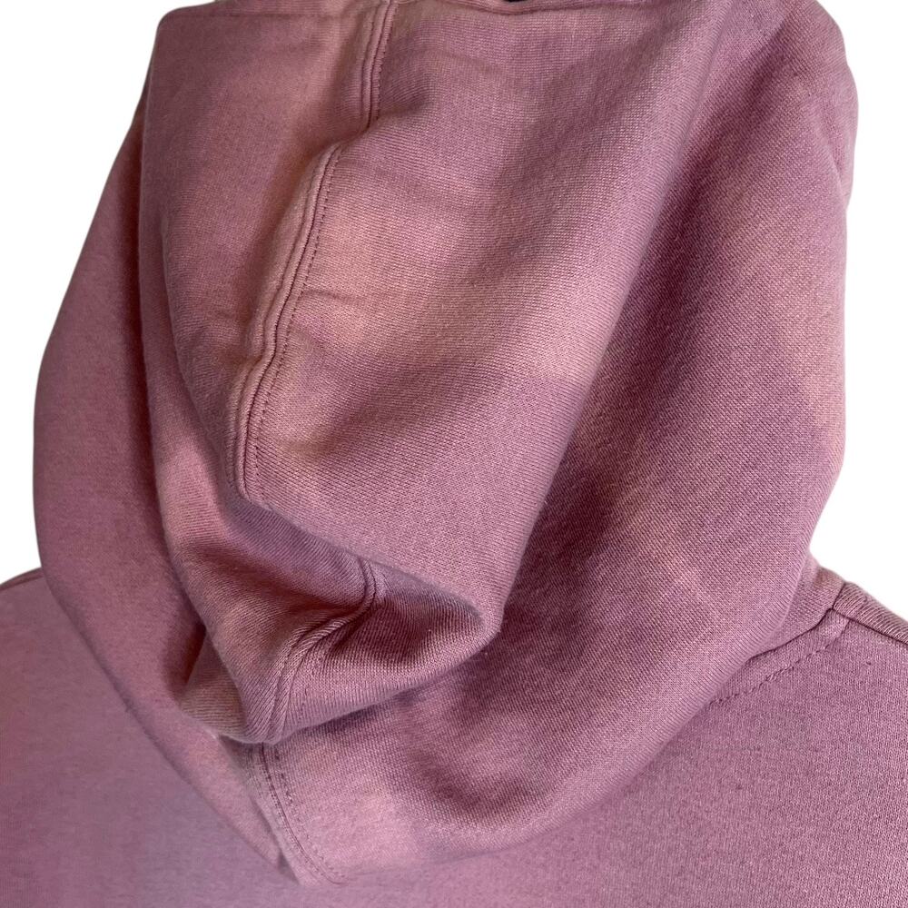 Volcom Pullover Hoodie In Mauve With Burgundy Flo… - image 4